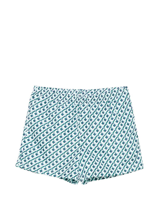 Green Cubist Monogram Printed Swim Shorts M-PF26-TR-032-02  CASABLANCA 