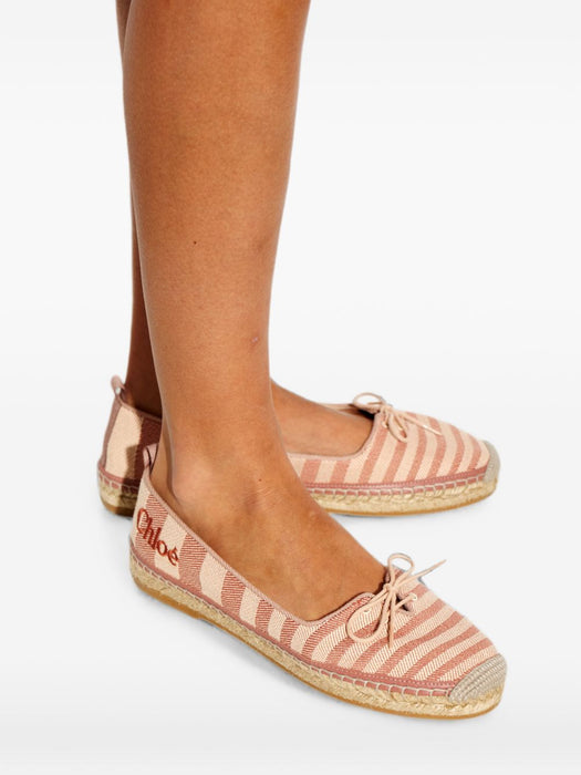 Isla striped espadrille sneakers CH26A19CXU 527 CHLOÉ 