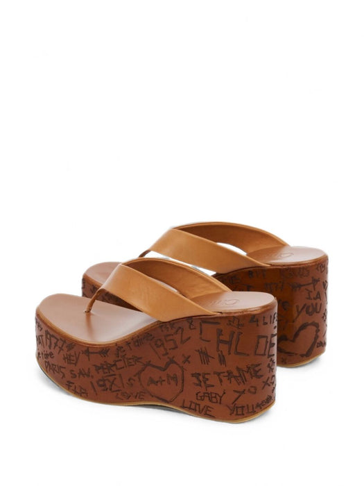Maxime wedge slide CH26A20HLU 27T CHLOÉ 