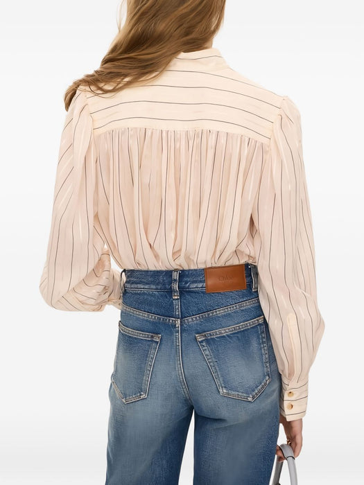 Gathered blouse CH26AHT18306 1 9N5 CHLOÉ 