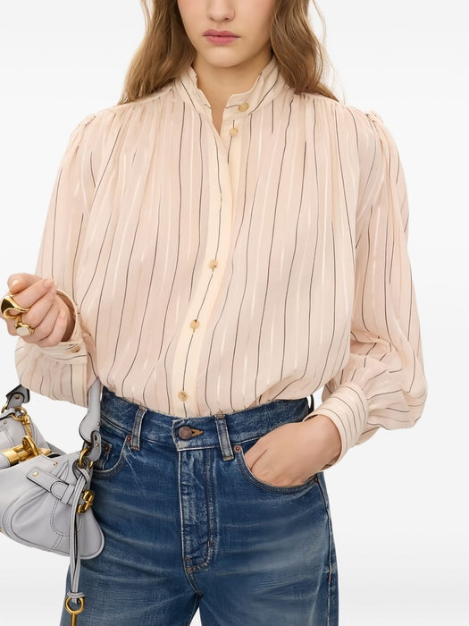 Gathered blouse CH26AHT18306 1 9N5 CHLOÉ 