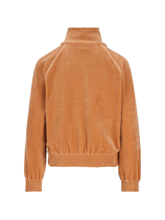 High-neck logo tracksuit jacket in Velvet CH26AJH25188 271 CHLOÉ 