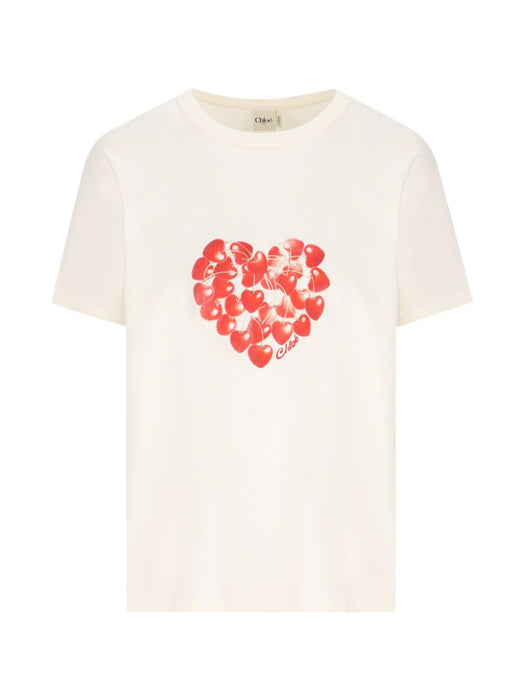 Cherry-print T-shirt CH26AJH41880 107 CHLOÉ 