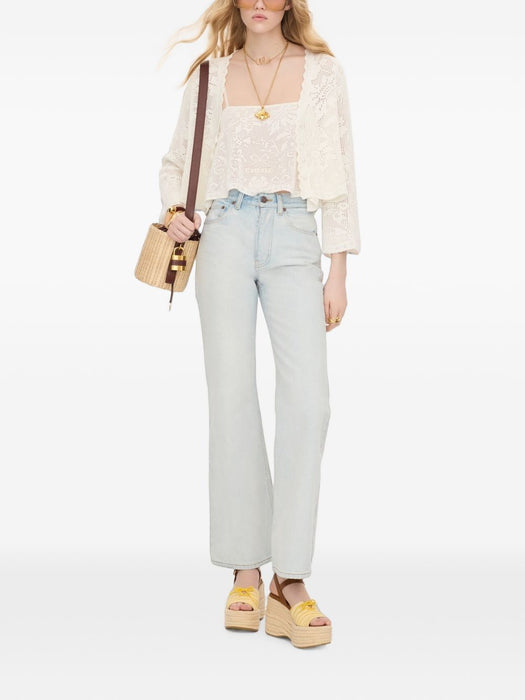Cropped cardigan CH26AMC10850 101 CHLOÉ 