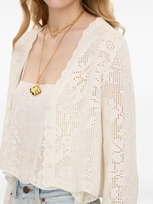 Cropped cardigan CH26AMC10850 101 CHLOÉ 