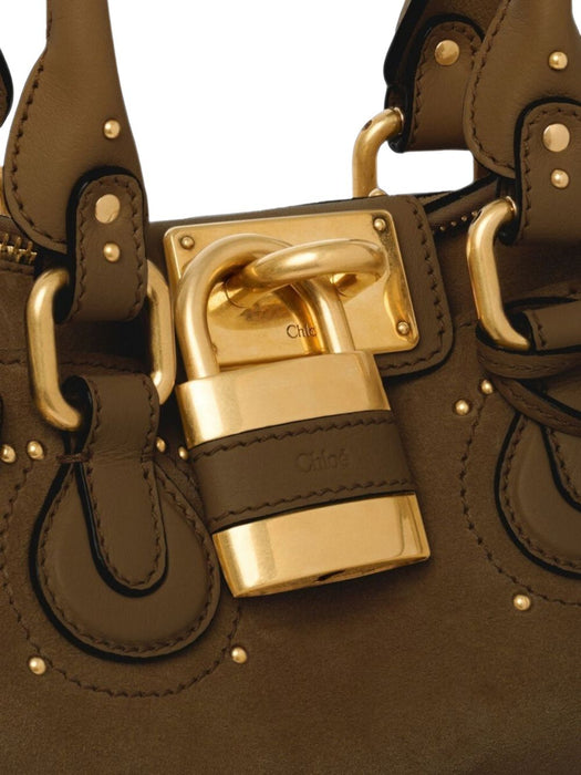 Small Paddington bag in suede leather CH26AS805S77 21Q CHLOÉ 