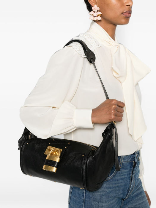 Paddington crossbody bag in grained leather CH26AS809P75 001 CHLOÉ 