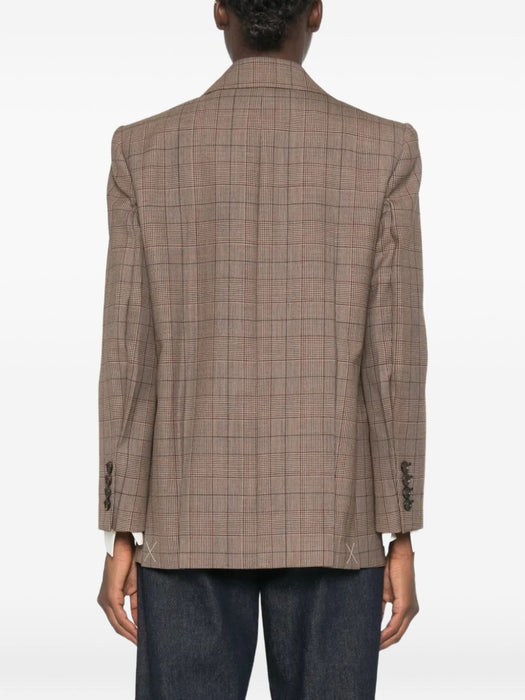 Double-breasted checked jacket CH26AVE78164 1 93C CHLOÉ 