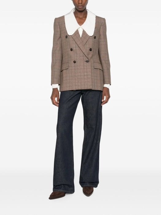 Double-breasted checked jacket CH26AVE78164 1 93C CHLOÉ 
