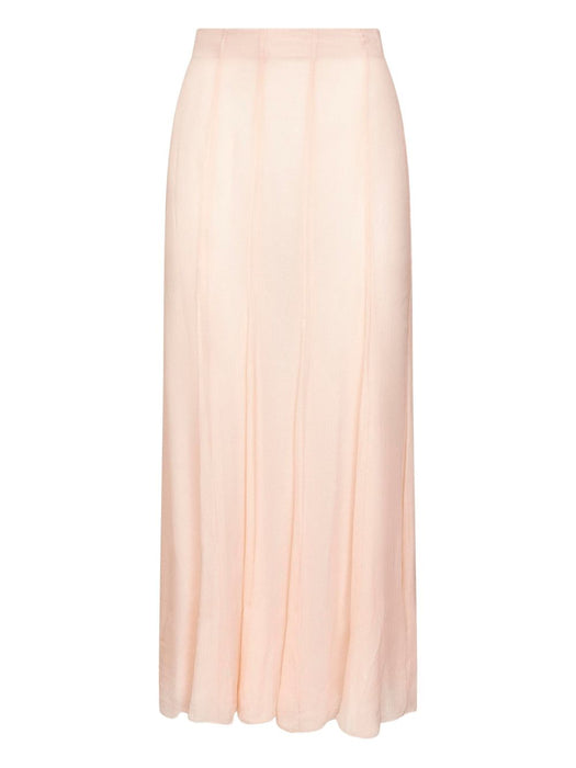 Fluid maxi skirt in silk mousseline CH26WJU20001 6F0 CHLOÉ 