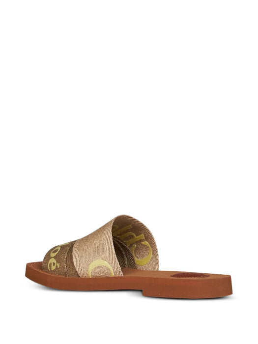 Logo-embroidered Sandals CHC23U188EF 739 CHLOÉ 