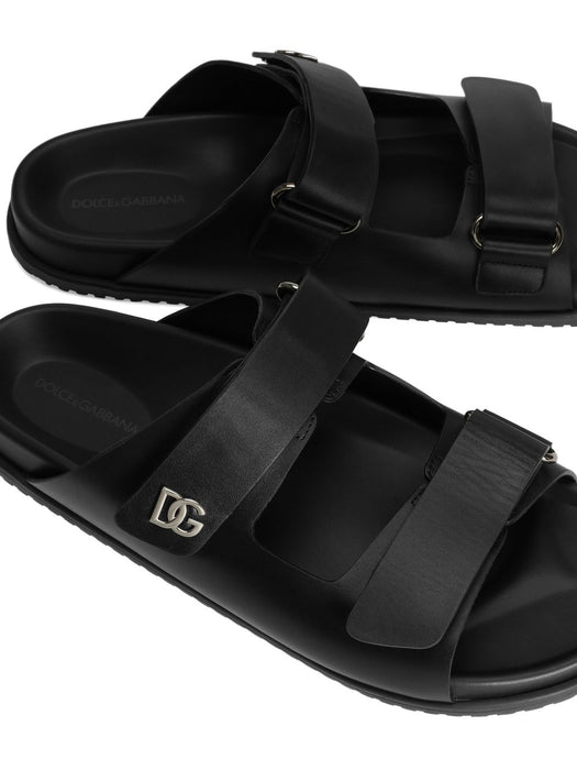 Calfskin sandals A80522 A9Q6780999 DOLCE & GABBANA 