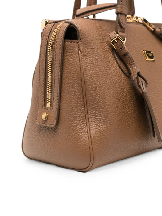 Logo-plaque pebbled-leather tote bag BB7844 A08418Z093 DOLCE & GABBANA 