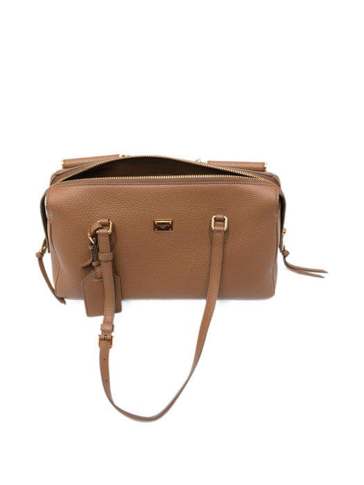 Logo-plaque pebbled-leather tote bag BB7844 A08418Z093 DOLCE & GABBANA 