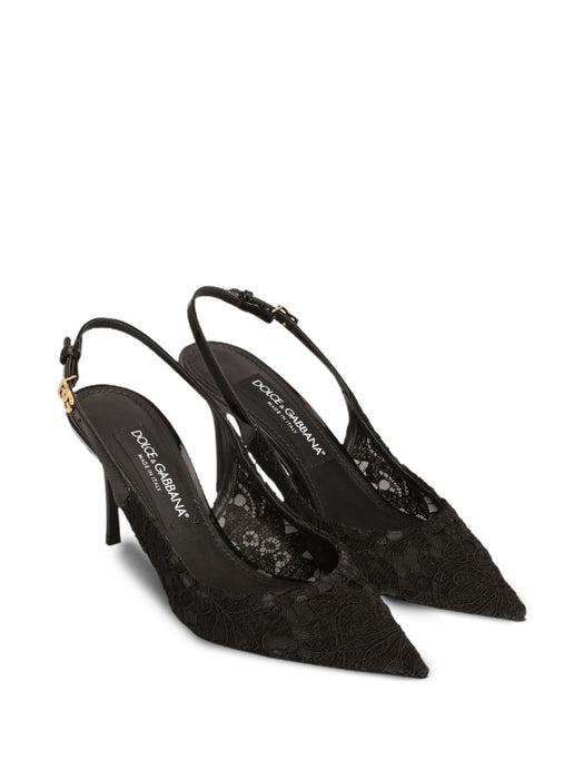 Lace slingback pumps CG1049 A06108B956 DOLCE & GABBANA 