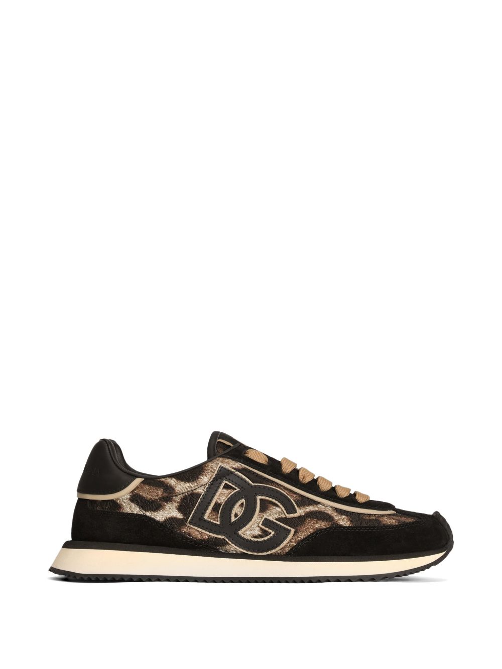 Leo-print fabric DG Cushion sneakers CK2288 A3L89HY13M DOLCE & GABBANA 