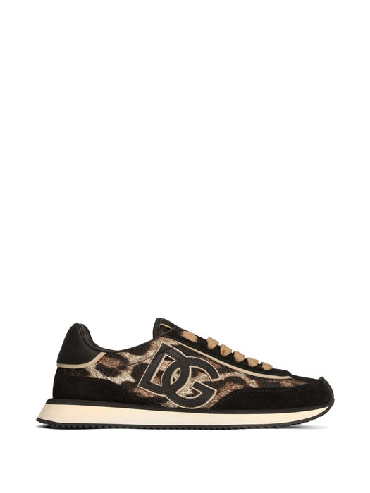 Leo-print fabric DG Cushion sneakers CK2288 A3L89HY13M DOLCE & GABBANA 