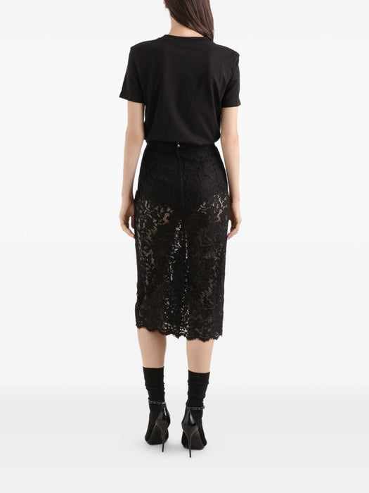 Cordonetto lace-trim midi skirt F4B7IT HLMTBN0000 DOLCE & GABBANA 