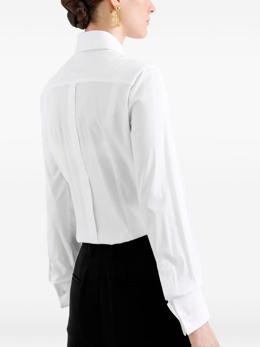Bib-front long-sleeve cotton tuxedo shirt F5K50T FUEFMW0800 DOLCE & GABBANA 