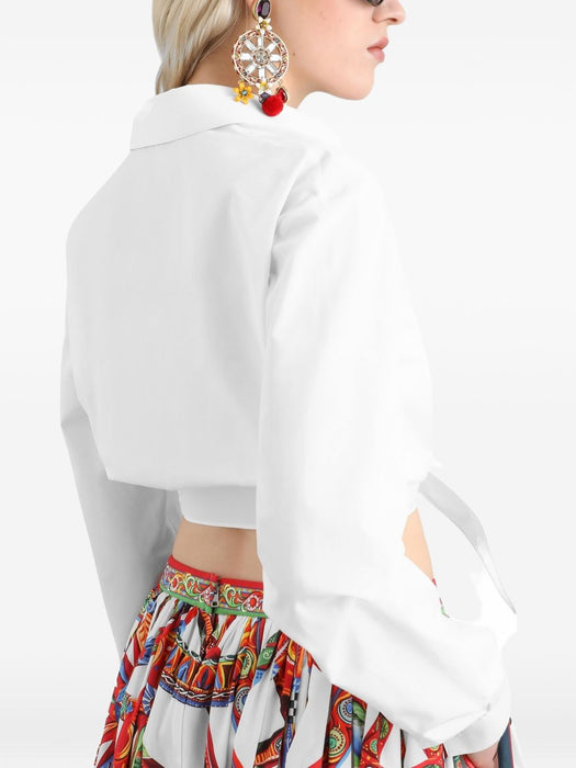 Cotton poplin shirt F5T76T FU5WOW0800 DOLCE & GABBANA 