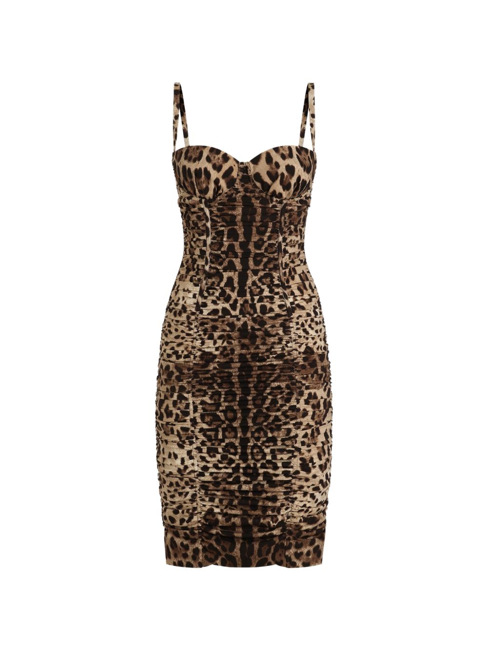 Leo-print charmeuse dress F615HT FSADDHY13M DOLCE & GABBANA 
