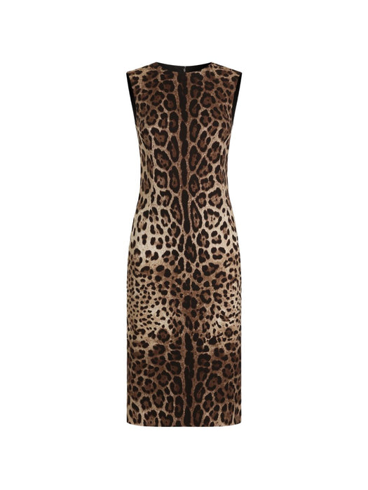 Leo-print charmeuse dress F619HT FSADDHY13M DOLCE & GABBANA 
