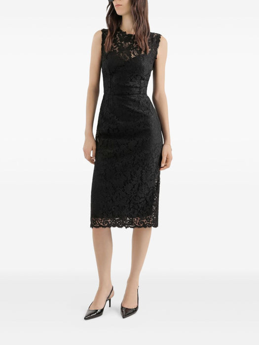 Lace sleeveless midi dress F6H0ZT HLMTBN0000 DOLCE & GABBANA 
