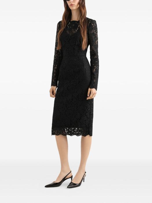 Long-sleeve lace midi dress F6M0DT HLMTBN0000 DOLCE & GABBANA 