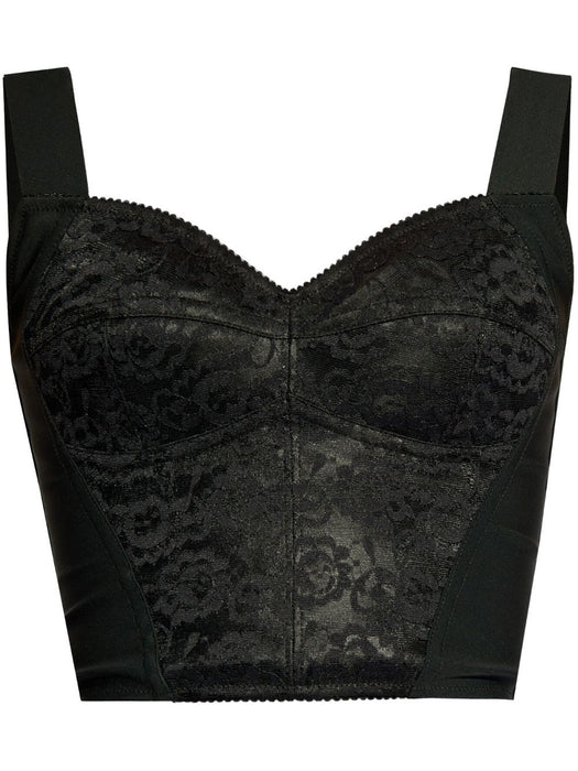 Lace-trim corset top F7T19T GDCLQN0000 DOLCE & GABBANA 