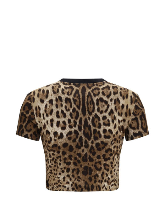 Leopard-print T-shirt F8W39T FS78SHY13M DOLCE & GABBANA 