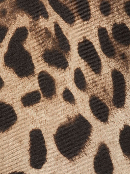 Leopard-print silk scarf FN090R GDCF5HN13M DOLCE & GABBANA 