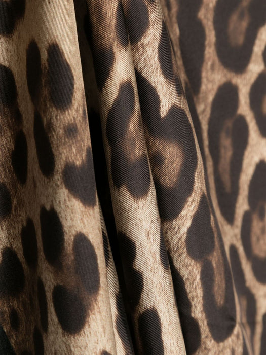 Leopard-print silk scarf FN090R GDCF5HN13M DOLCE & GABBANA 