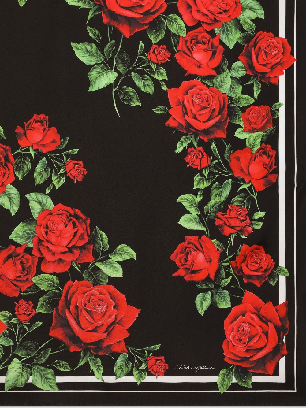 90x90 rose-print silk twill scarf FN090R GDDW3HH6EJ DOLCE & GABBANA 