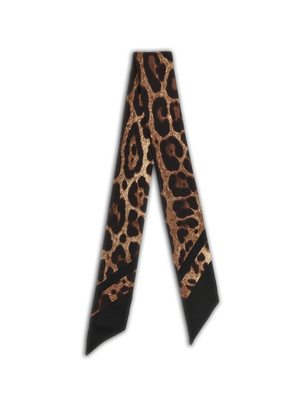 Leopard-print silk scarf FS215A GDCF5HN13M DOLCE & GABBANA 