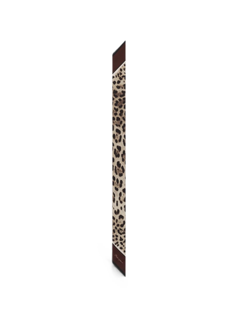 Leo-print silk twill bandeau FS215A GDCTTH613M DOLCE & GABBANA 