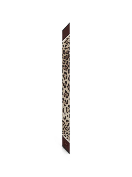 Leo-print silk twill bandeau FS215A GDCTTH613M DOLCE & GABBANA 