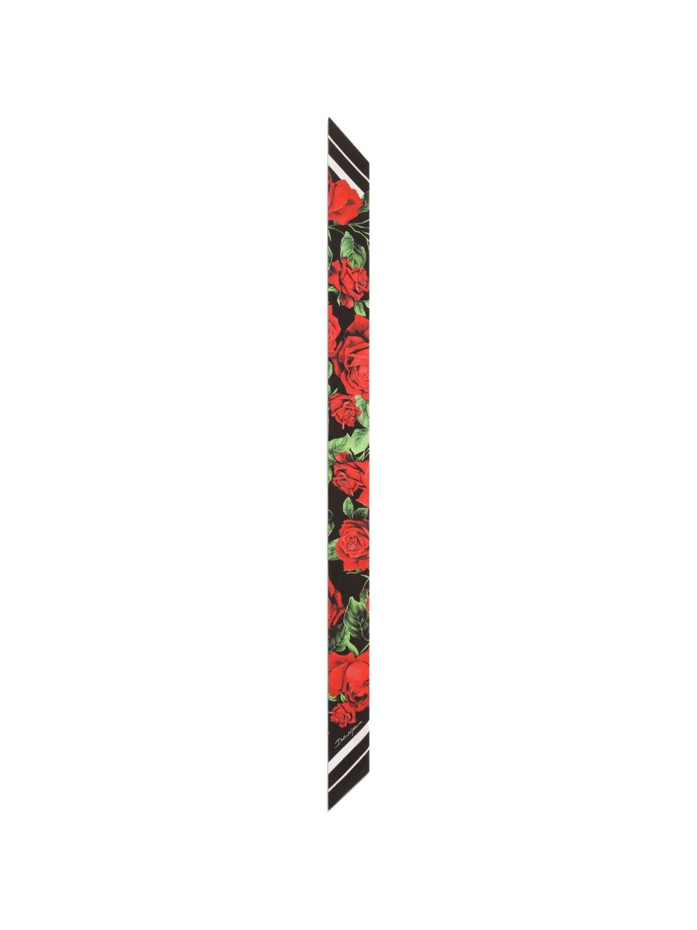 Rose-print silk twill bandeau FS215A GDDW2HH6EJ DOLCE & GABBANA 