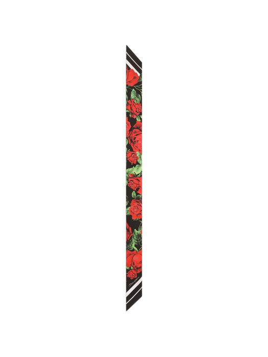 Rose-print silk twill bandeau FS215A GDDW2HH6EJ DOLCE & GABBANA 