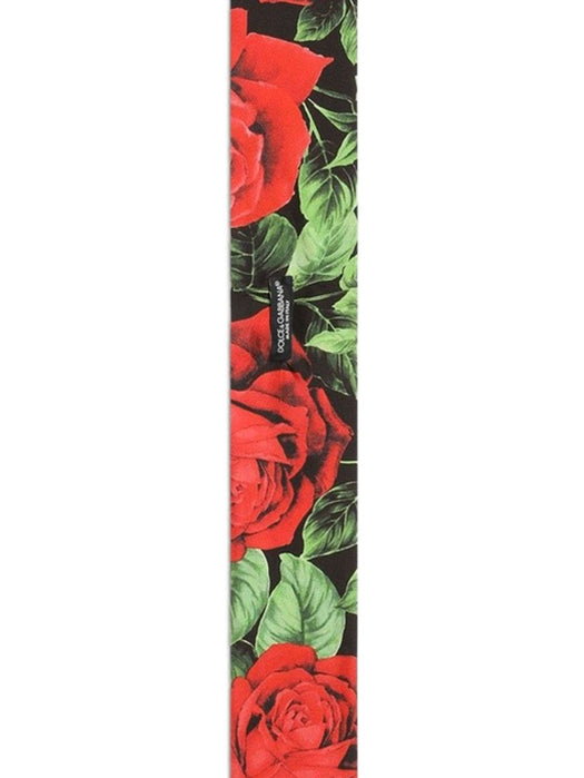 Rose-print silk twill bandeau FS215A GDDW2HH6EJ DOLCE & GABBANA 