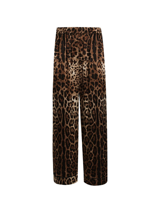 Leopard-print satin pajama bottoms FTAMPT FSAXYHY13M DOLCE & GABBANA 