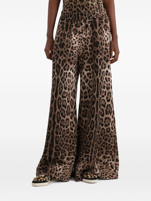 Leo-print fleece trousers FTDJGT FS785HY13M DOLCE & GABBANA 