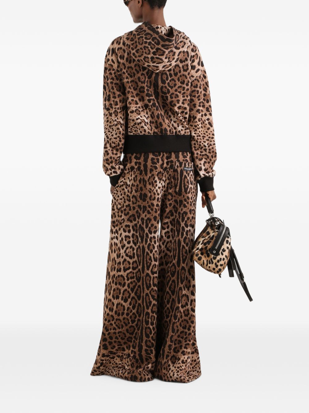 Leo-print fleece trousers FTDJGT FS785HY13M DOLCE & GABBANA 