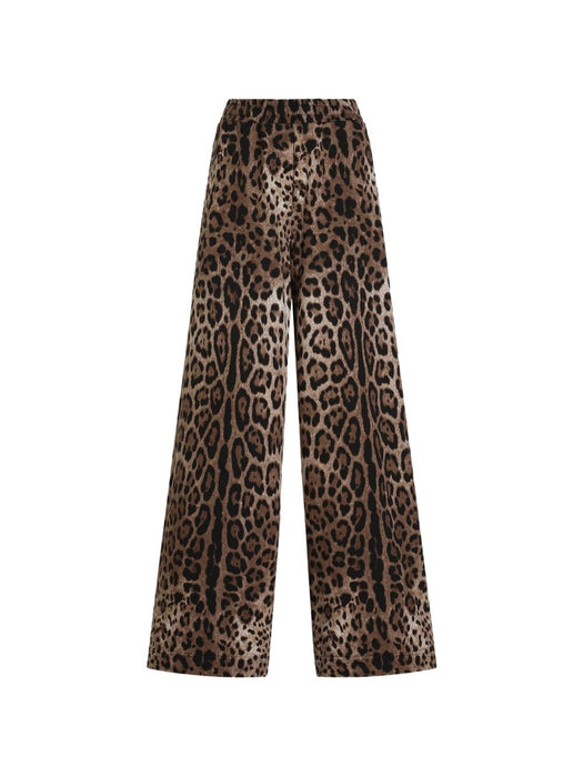 Leo-print fleece trousers FTDJGT FS785HY13M DOLCE & GABBANA 