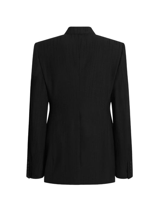 Sinatra single-breasted jacket in striped wool<BR/> G2VN9T FR22AN0000 DOLCE & GABBANA 