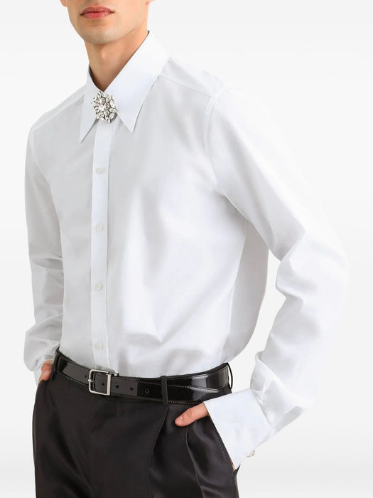 Pointed-collar long-sleeve shirt G5NP9T GK523W0800 DOLCE & GABBANA 