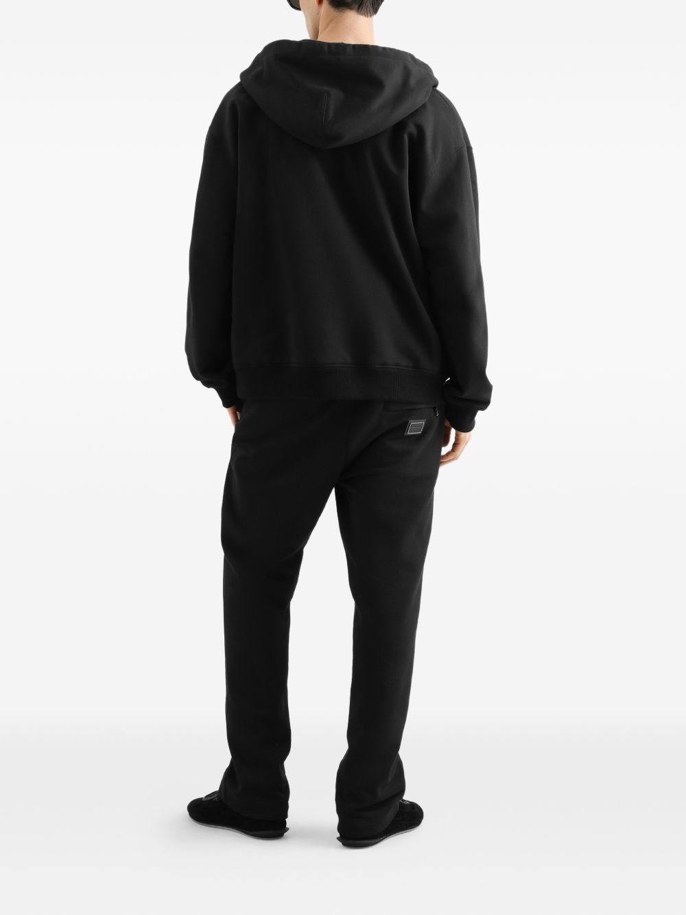 Hooded sweatshirt with logo plate G9CEGT G7Q2ON0000 DOLCE & GABBANA 