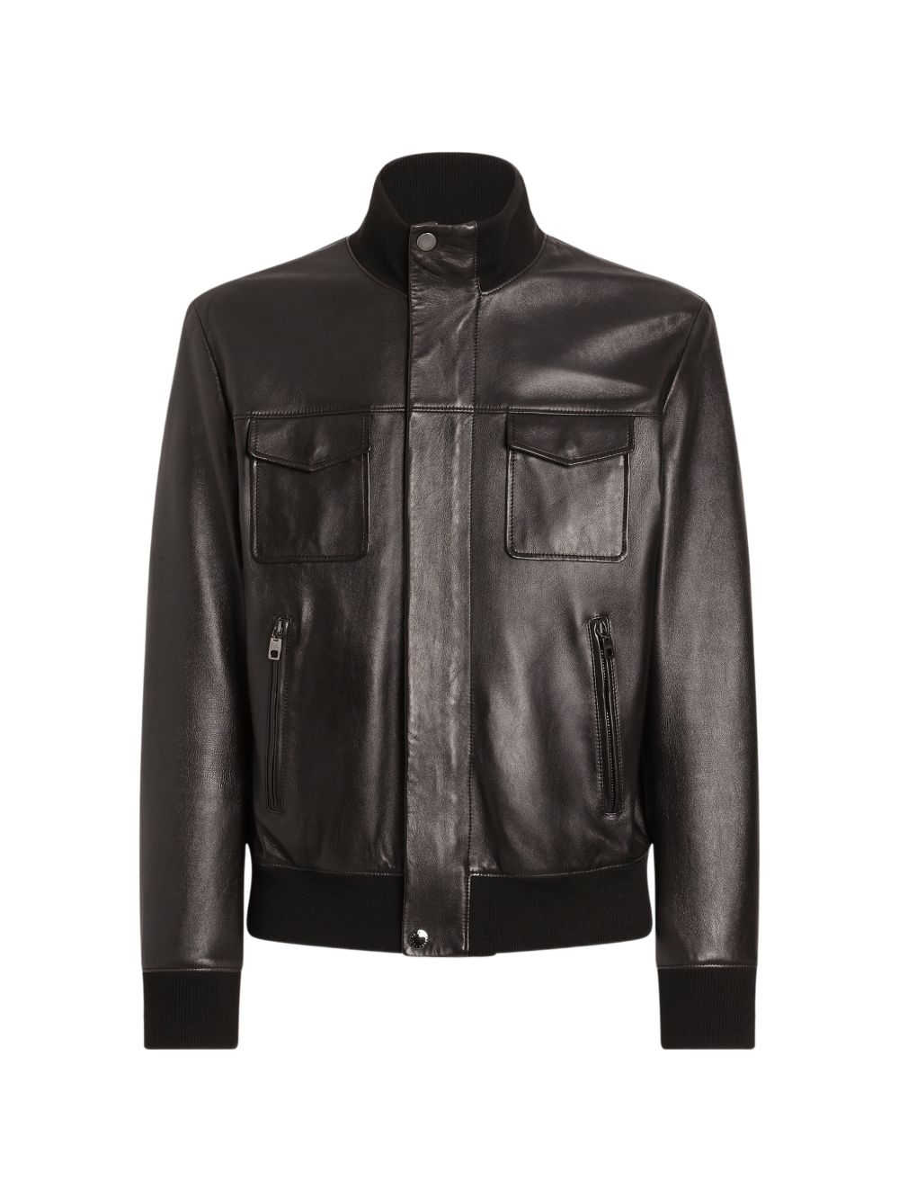Lambskin bomber jacket G9CHUL HUL18M1213 DOLCE & GABBANA 