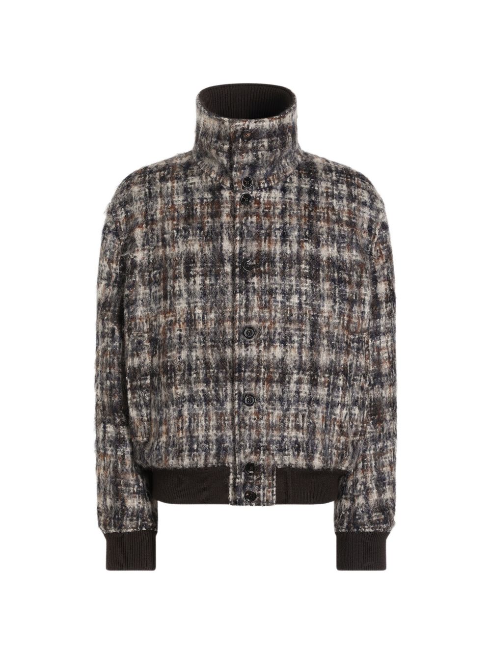 Check-pattern bomber jacket G9CNAT FQZA1S8100 DOLCE & GABBANA 