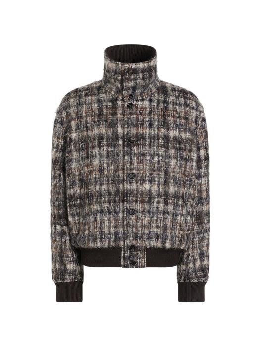 Check-pattern bomber jacket G9CNAT FQZA1S8100 DOLCE & GABBANA 