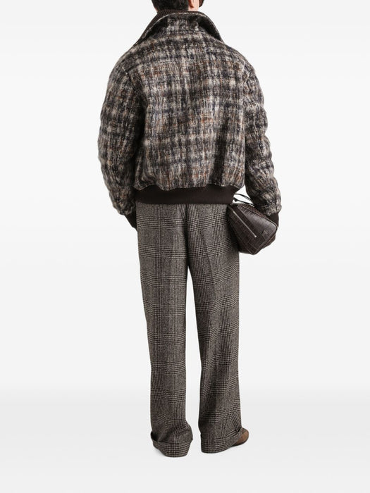 Check-pattern bomber jacket G9CNAT FQZA1S8100 DOLCE & GABBANA 